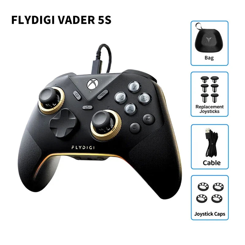 Flydigi Vader 5S Wired Controller for Xbox Series X|S & PC