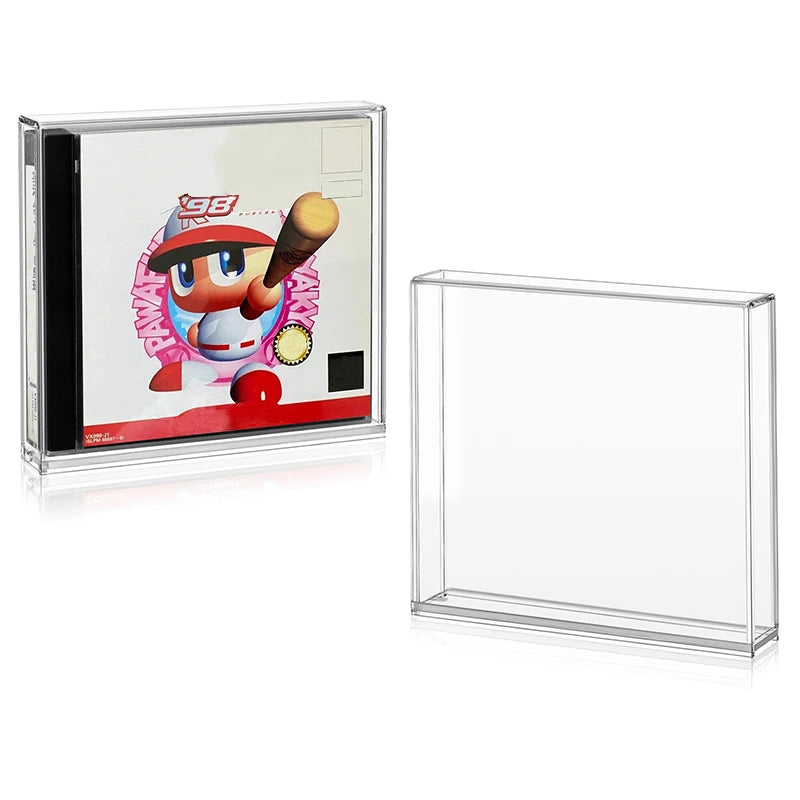Clear Acrylic Display Box for PS1 CD Collection EU Version