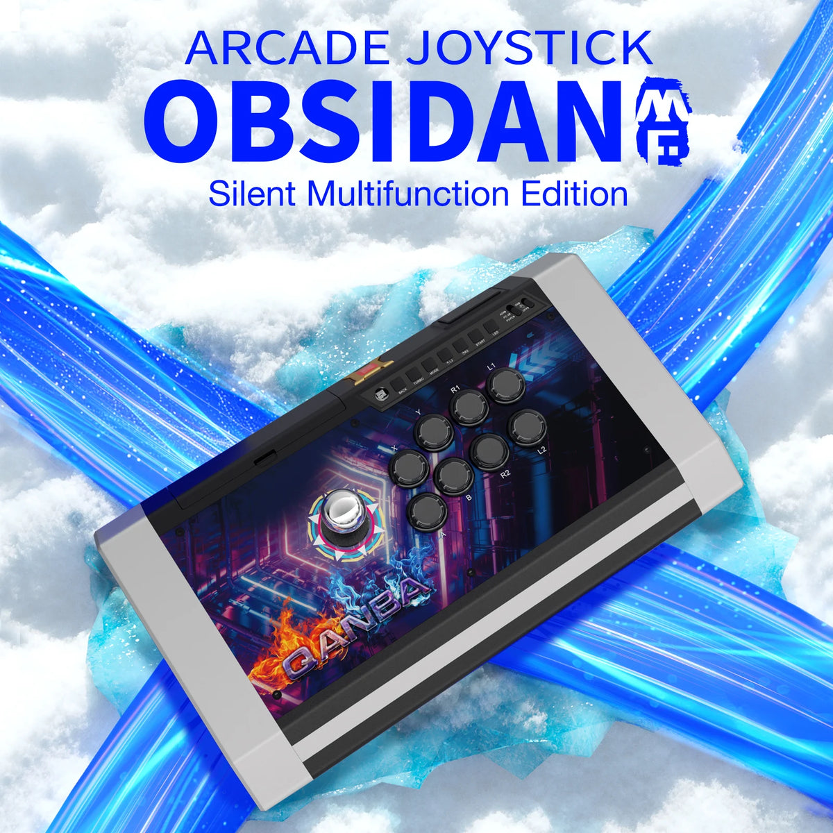 Qanba Q3 Obsidian MF-GV Silent Joystick Multifunction Edition