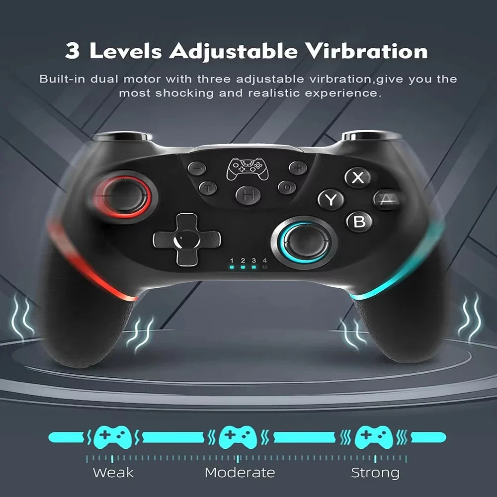 DUTRIEUX Wireless Controller for NS Lite OLED with 6-Axis Gyro
