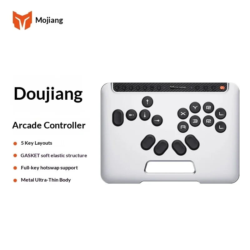 MOJHON DOUJIANG Leverless Controller Fighting Keyboard Kaihua Customized Biaxial Gaming Keyboard Full-Key Support For Hot Plug
