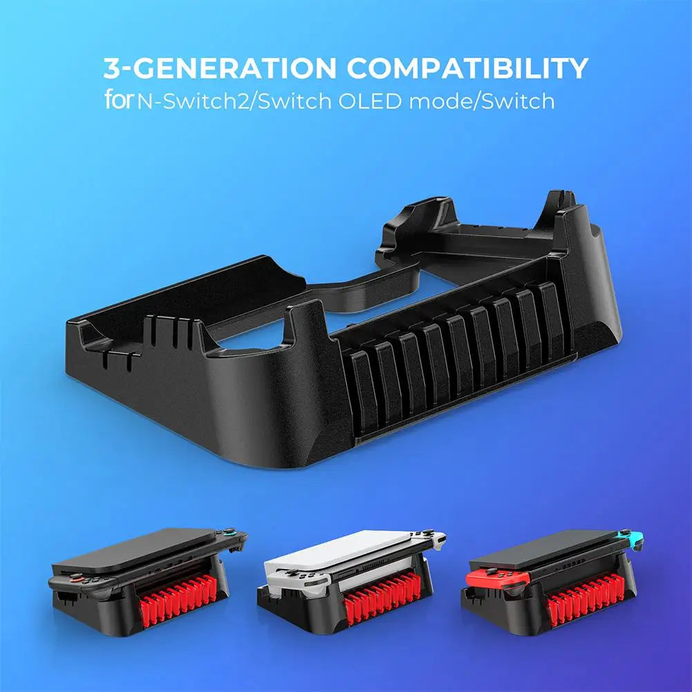 Horizontal Dock Stand for Switch OLED/Switch 2, Card Storage