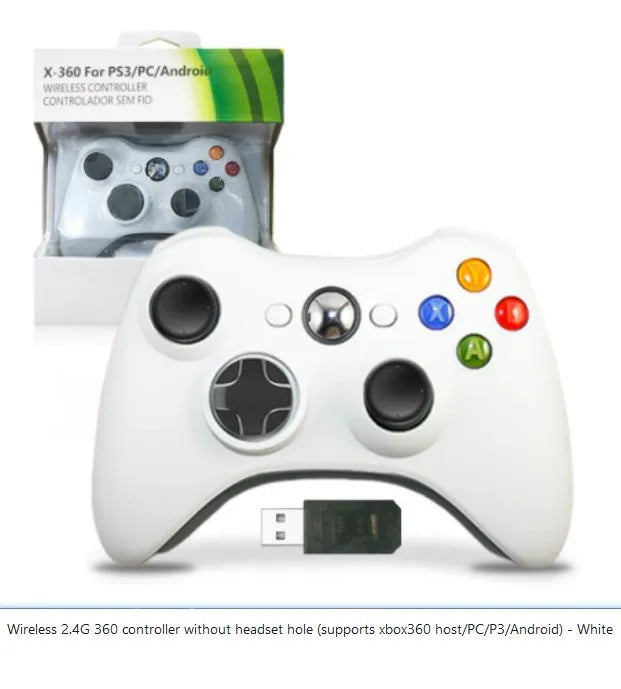 Xbox360 Wired/Wireless Game Controller for PC, P3, Android, Shared Arcade Controller Black Myth Wukong