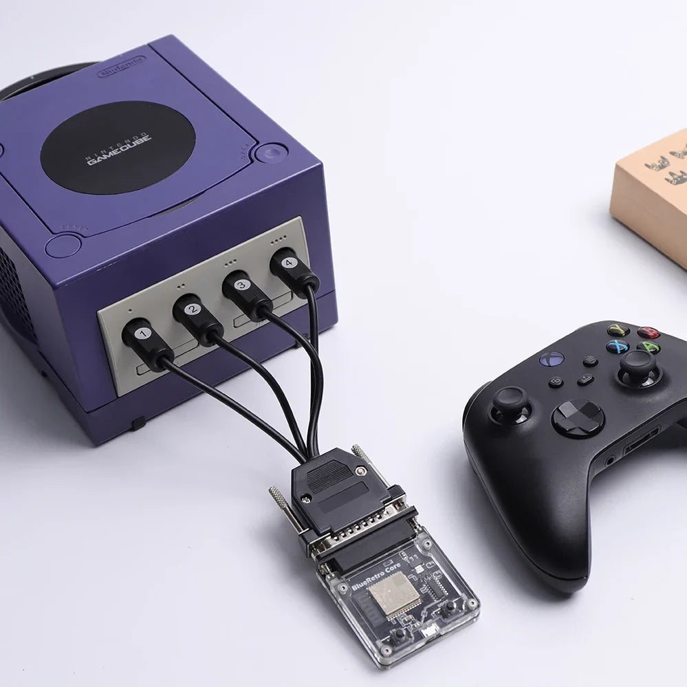 GameCube BlueRetro Bluetooth Controller Adapter, PS4 PS5 Xbox