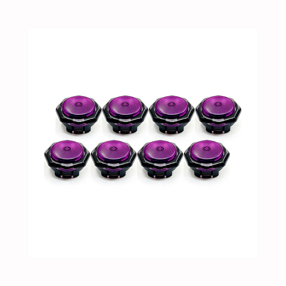 Sinoarcade 8pcs Low Profile Arcade Buttons, Kailh Hot-Swap