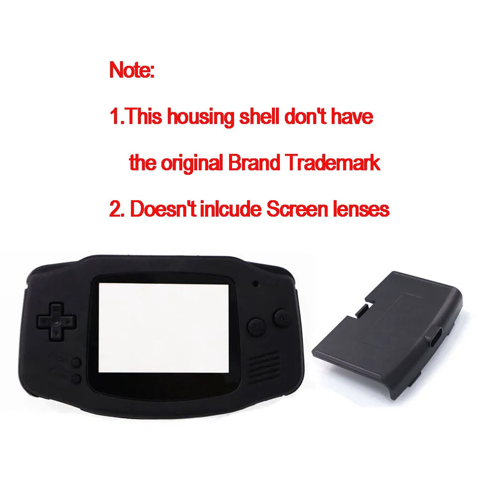 Replacement Housing Shell With USB-C Battery Cover With Buttons Rubber For HISPEEDIDO Game Boy Advance GBA IPS V2/V5 Battery MOD