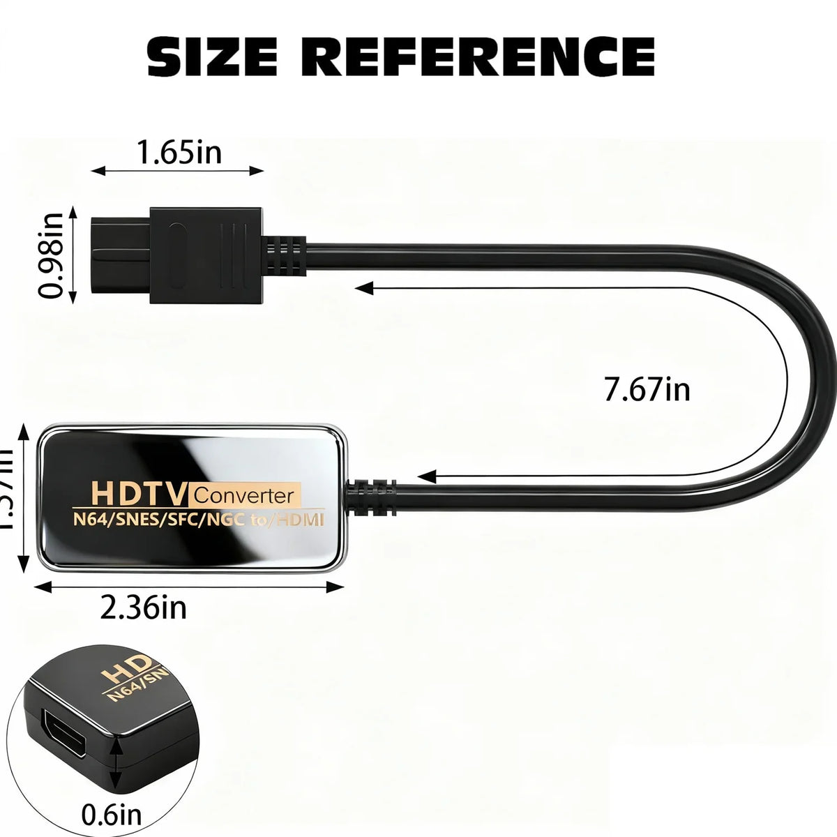 New 1080P HDMI N64 Video Game Converter For Nintendo N64/SNES/SFC HD TV Converter Retro Game Console Video Converter Adapter