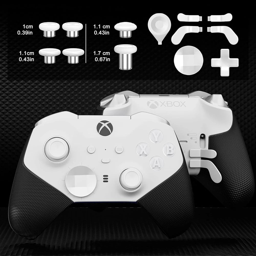 13 in 1 Metal Thumbsticks Joystick Cap For Xbox One Elite Series 2 Controller 6 Swap Stick 4 Paddles And D-Pads Game Accessories