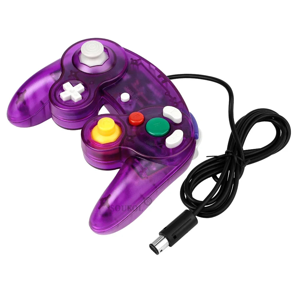 GameCube Transparent Wired Controller Gamepad, 1.5M Cable
