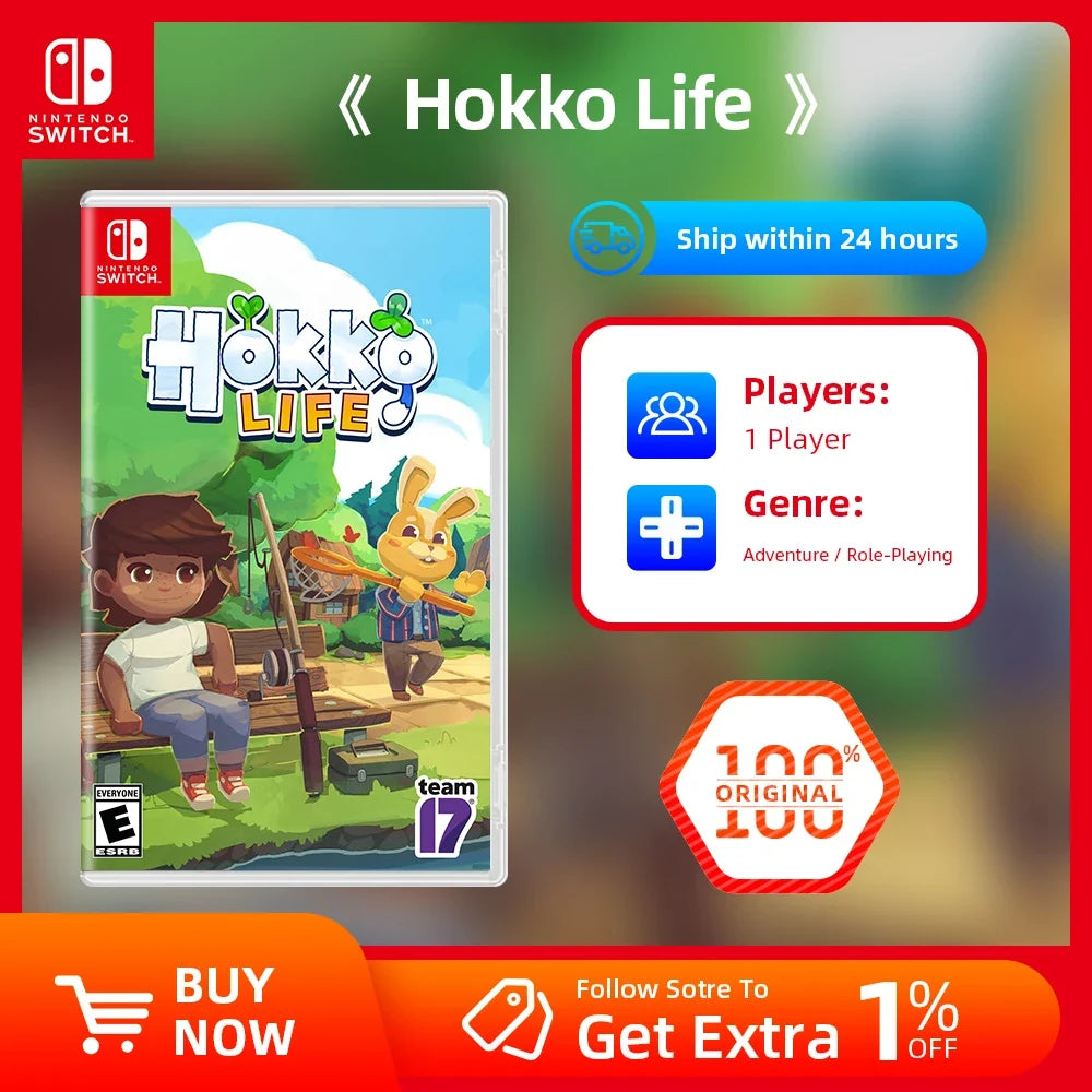 Hokko Life for Nintendo Switch - EU Version Physical Cartridge