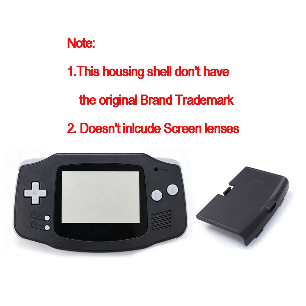 Replacement Housing Shell With USB-C Battery Cover With Buttons Rubber For HISPEEDIDO Game Boy Advance GBA IPS V2/V5 Battery MOD