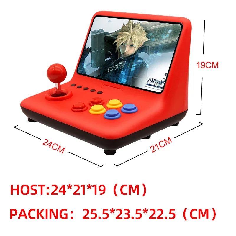 Coopreme A12 Arcade Game Console, 9 Inch IPS, Dual Joystick