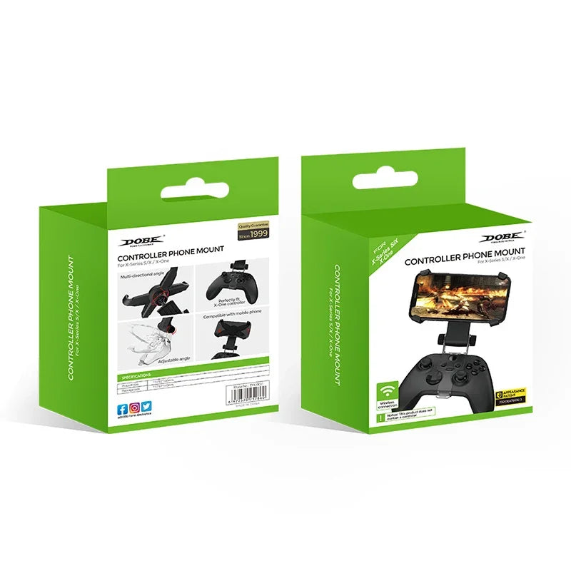 Phone Clip Holder for Xbox Series X/S Controller, Rotating
