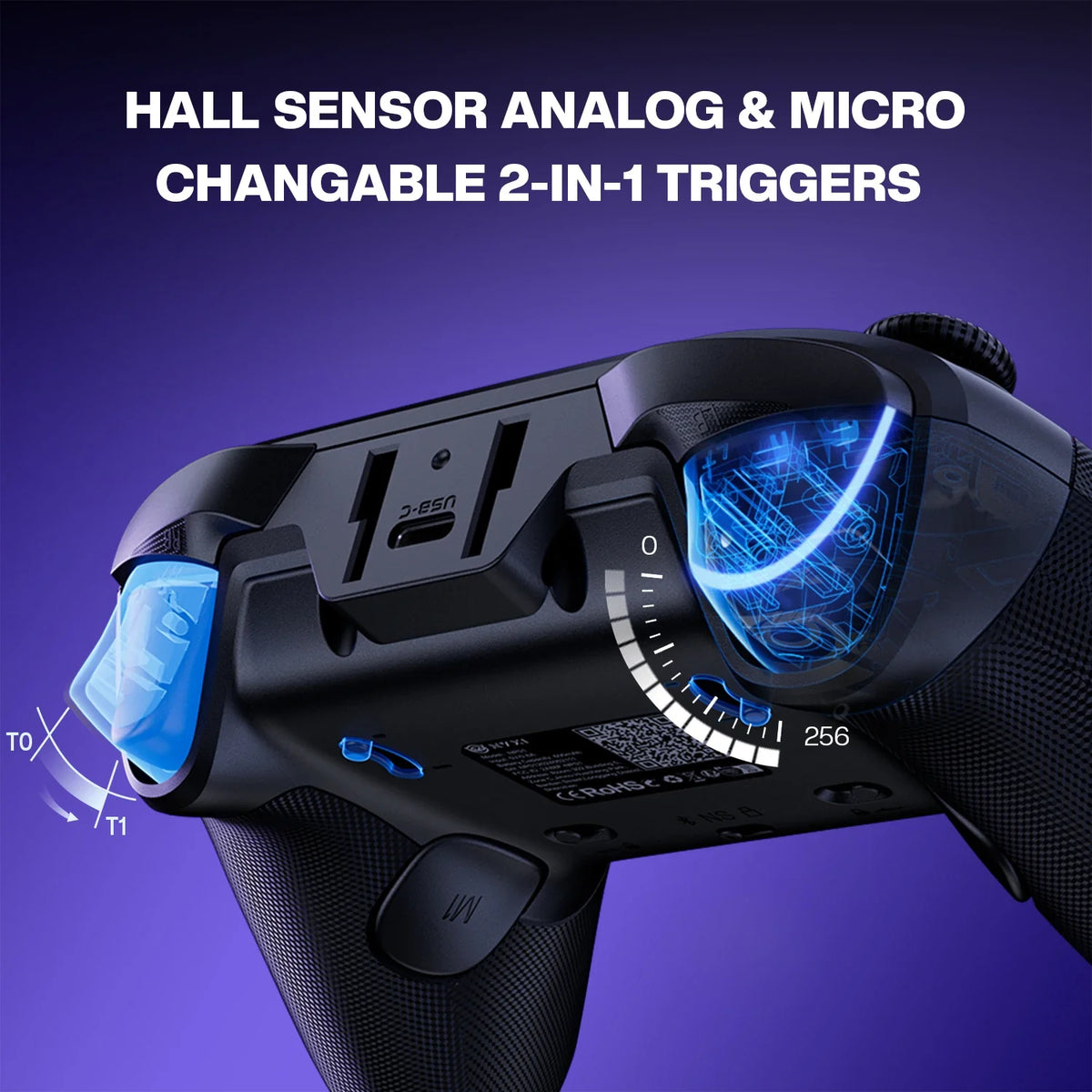NYXI Master P1 Wireless Controller, Hall Effect, PC/Switch 2
