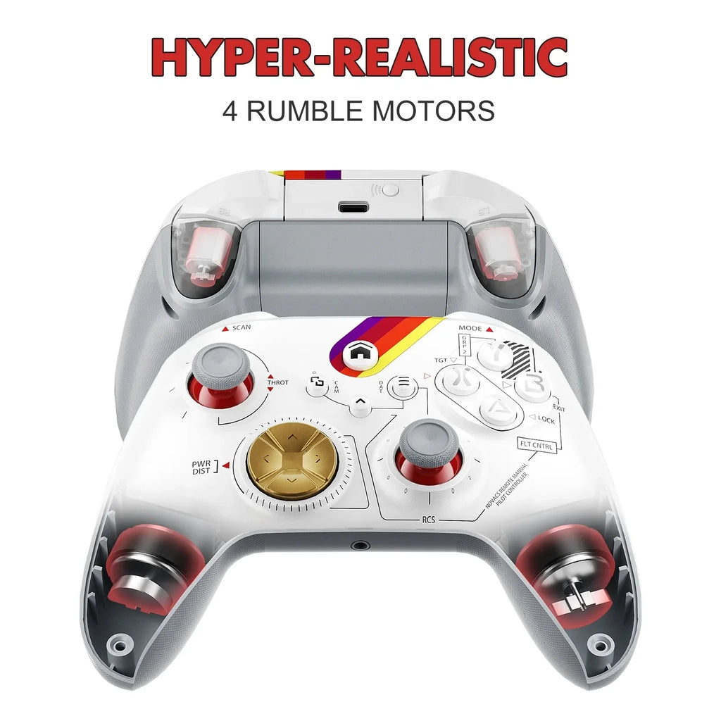 Wireless Controller For Xbox One Series X/S Pc Gaming Gamepad With 6-Axis Gyro Sensor Dual Vibration Hall Effect  Wifi Joystick