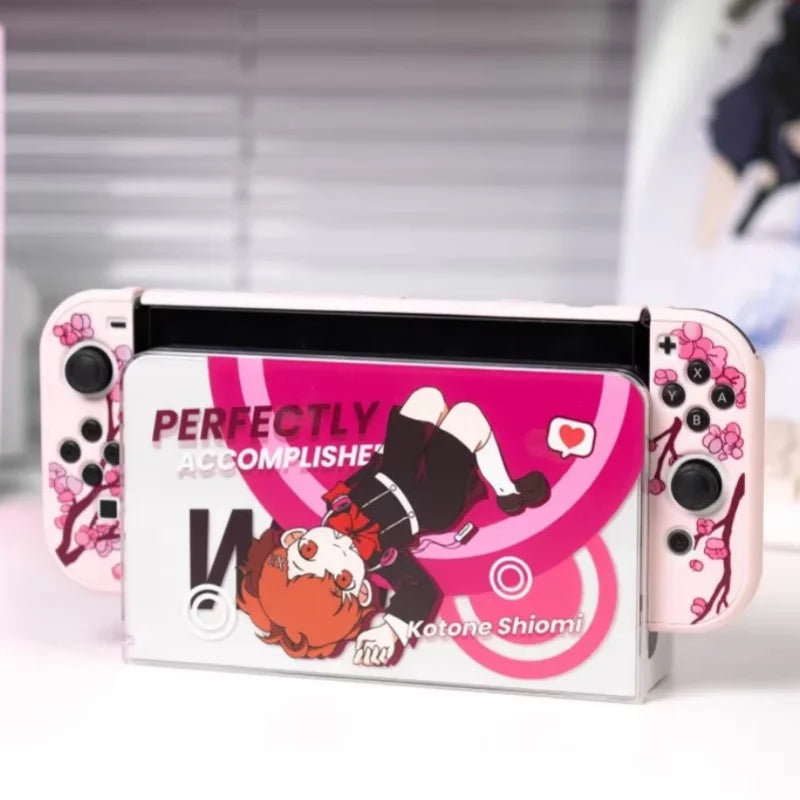 Shiomi Switch 2 Protective Case Persona 3 Kotone Soft Tpu Cover For Switch Oled Lite Anti Scratch Custom Printed Design