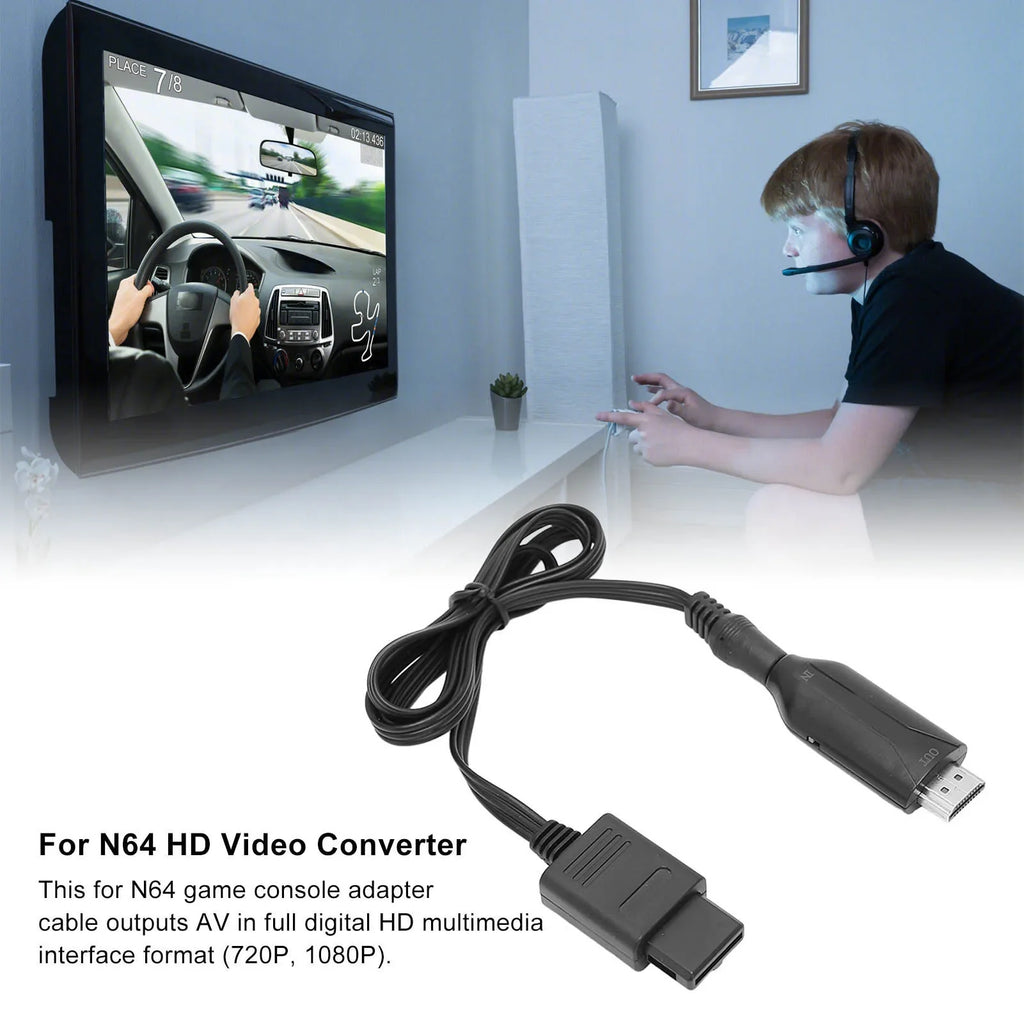 N64 SNES GameCube to HDMI Converter, 1080P Plug and Play