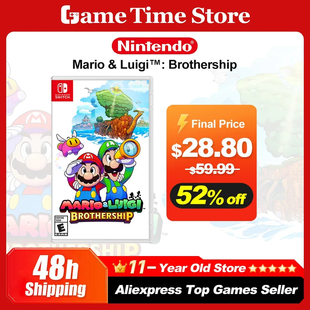 Mario & Luigi: Brothership for Nintendo Switch Game Card