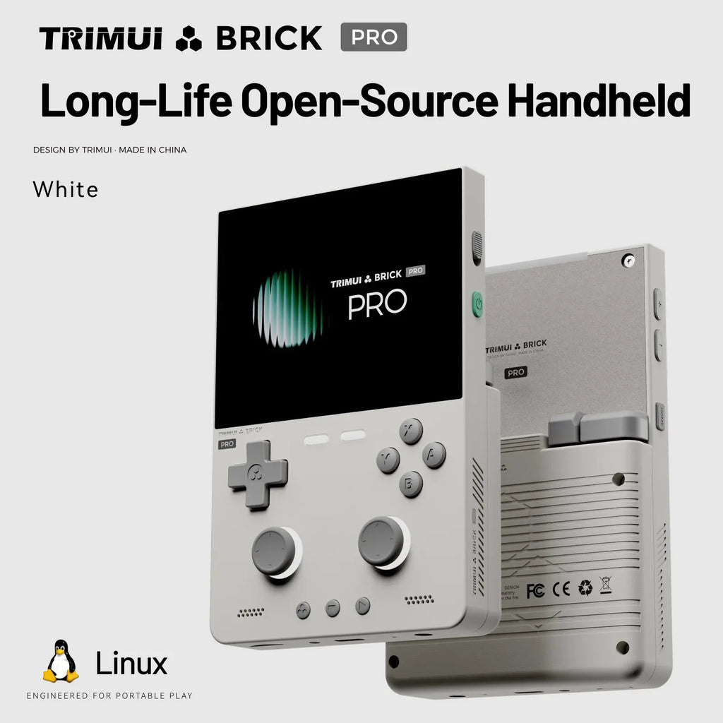 TRIMUI Brick Pro 3.95 Inch IPS Handheld, Up to 12000 Games