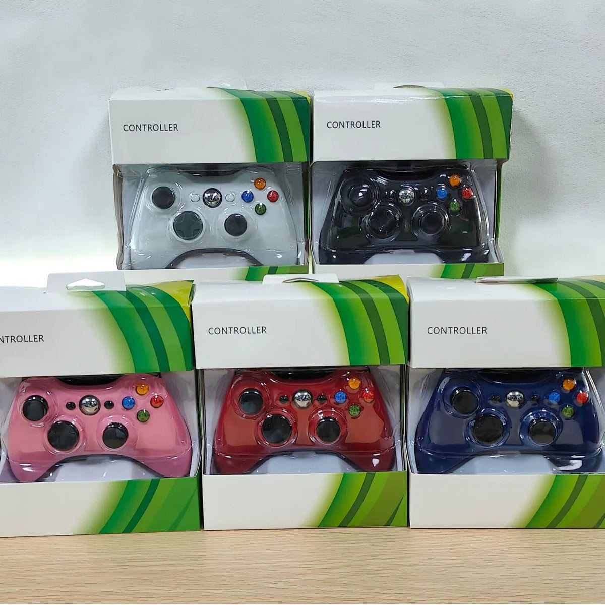USB Wired Controller for Xbox 360 & PC, Dual Vibration