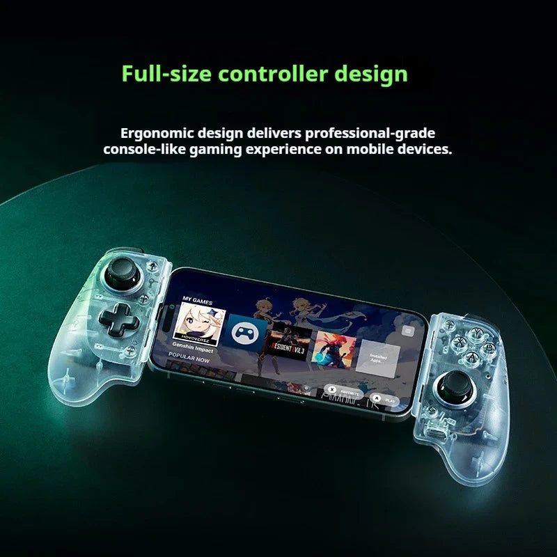 Razer Kishi V3 Phantom White Mobile Controller, TMR Sticks