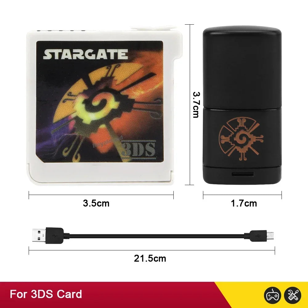 NEW For STARGATE 3DS Adapter HC Class 10 Memory Card 3DS Flashcart Handle Console Everdrive Can Play of GBA DS