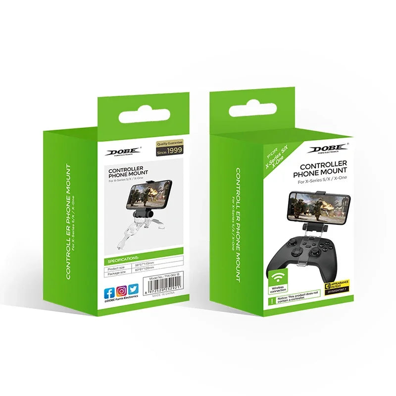 Phone Clip Holder for Xbox Series X/S Controller, Rotating