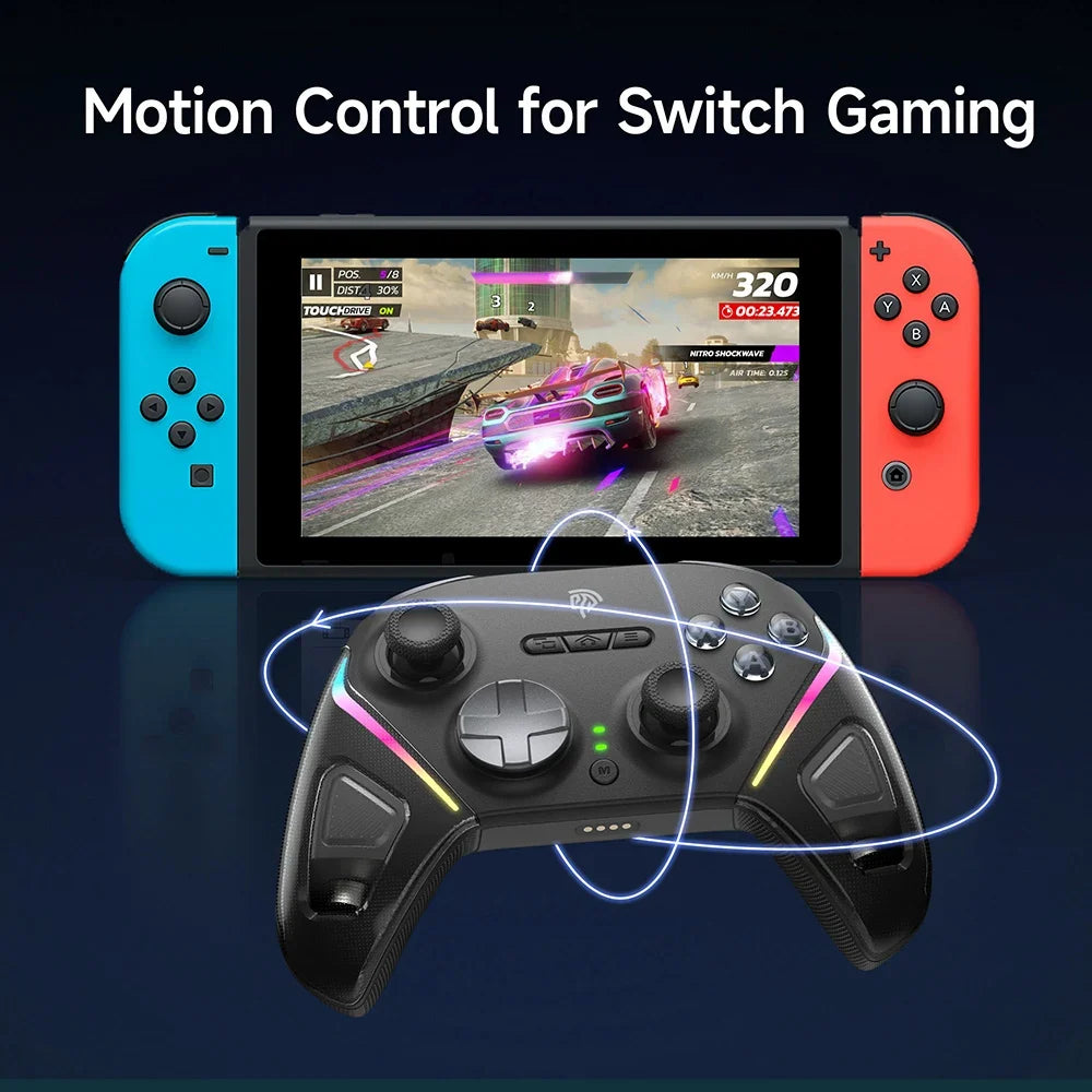 EasySMX D10 TMR Stick Wireless Gamepad for PC, Switch, Steam