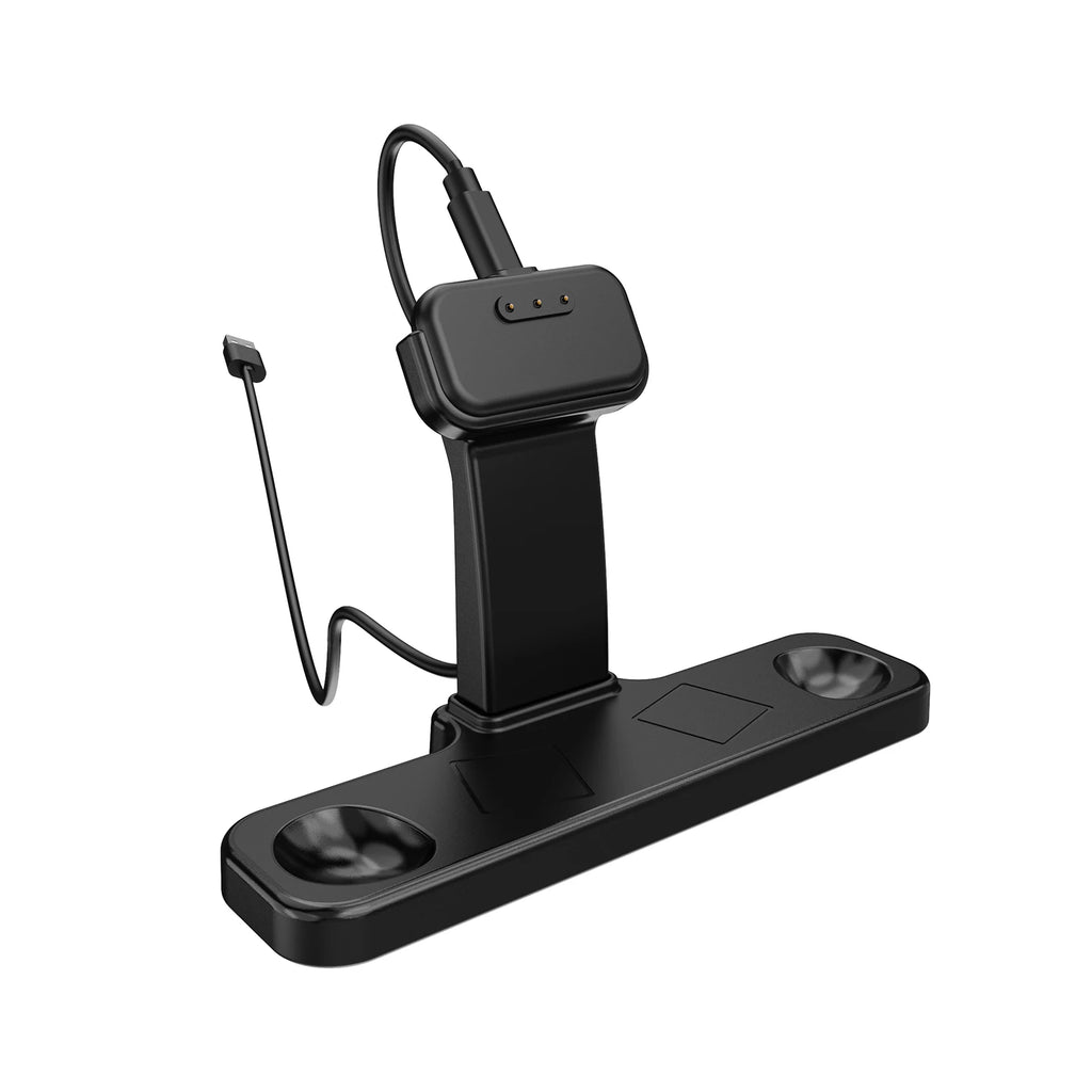 For Steam Controller 2 Charging Stand Magnetic PUCK Slot Tilted Display Anti-Tip Triangle Stable Desk Organizer Durable