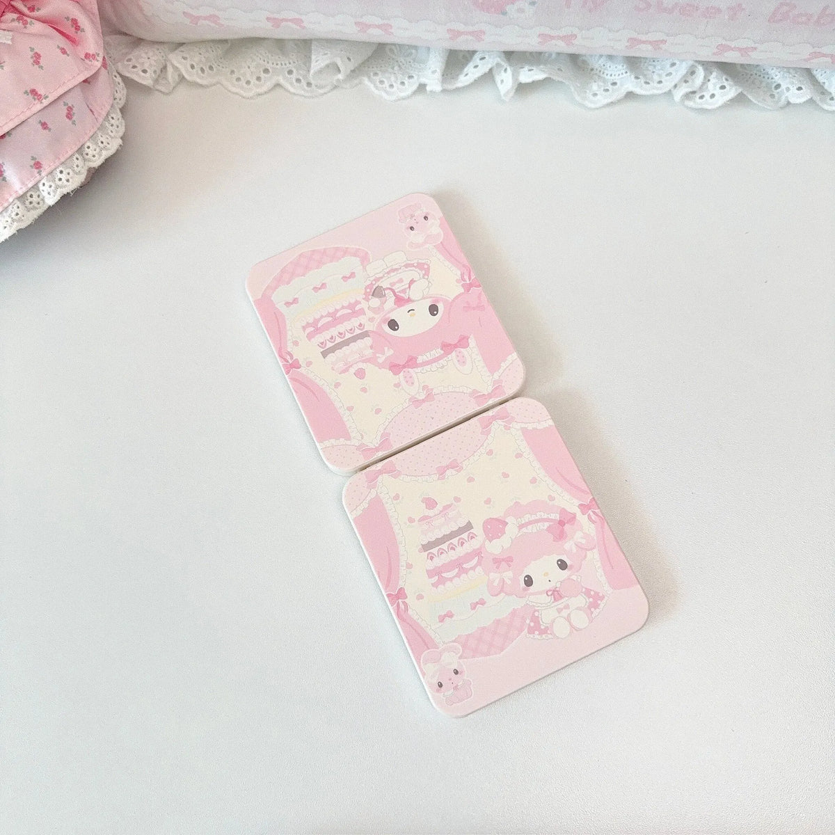 Cartoon Switch Pink Protective Case for Nintendo Switch 2/OLED/Lite Consoles Joy-Con Cases Dock Case Console Stand Accessories