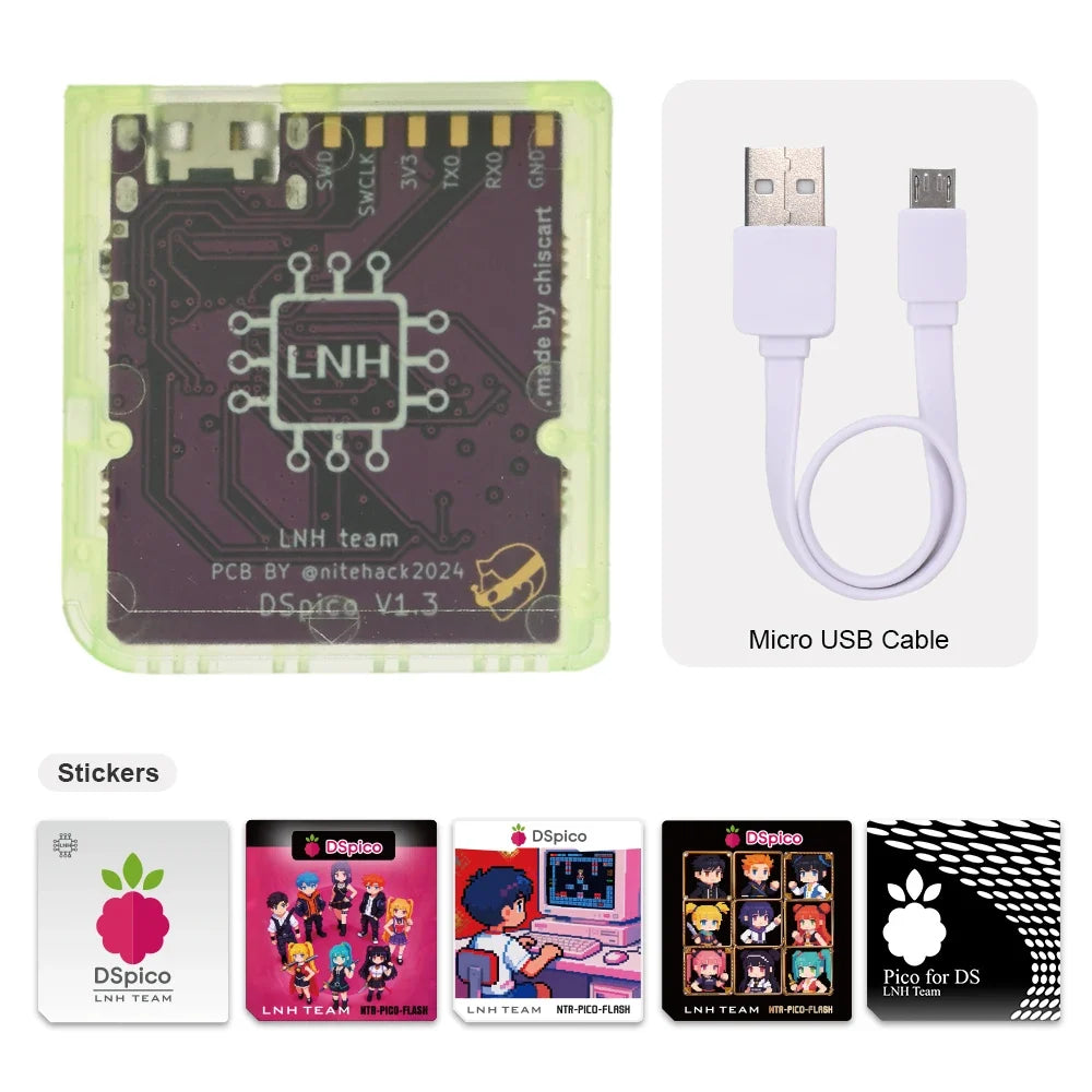 RP2040 MCU DSpico Game Reader Compatible With NDS NDSL DSi 3DS Console