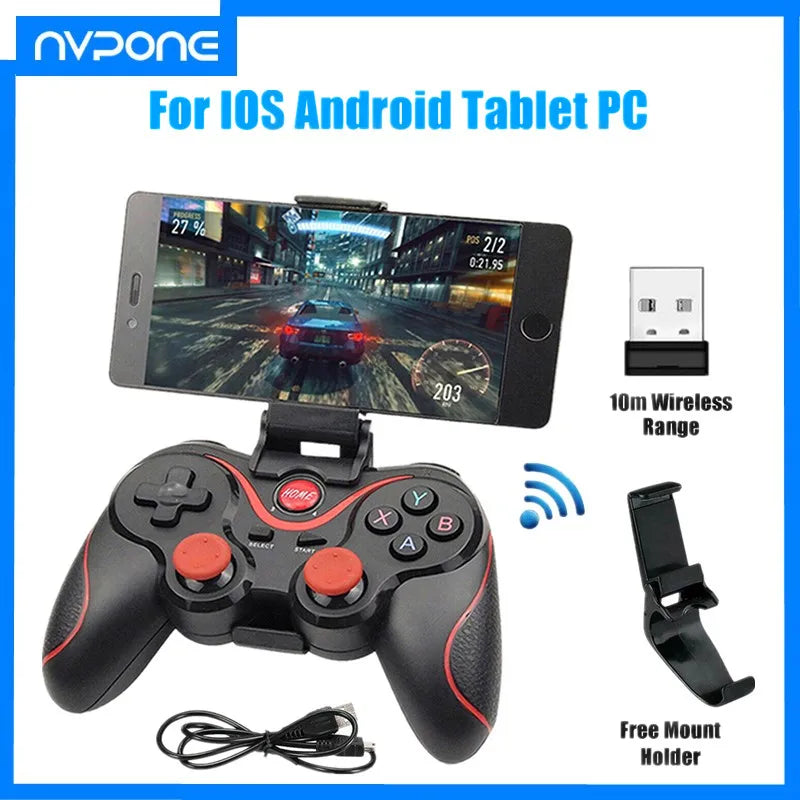X3 Wireless Bluetooth Game Controller for PC Android iOS TV Box