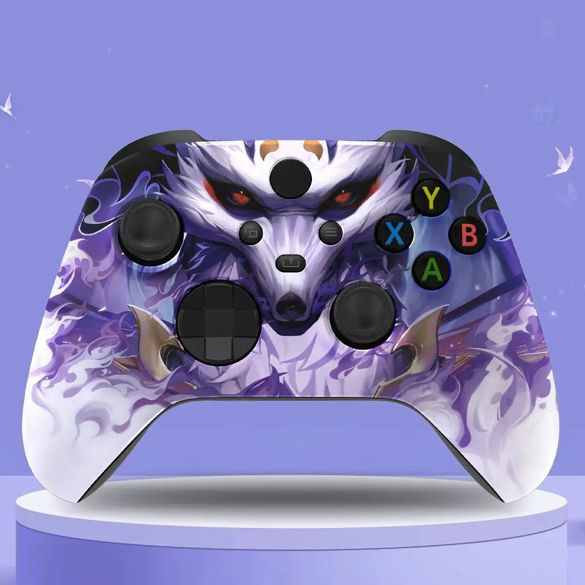 eXtremeRate Custom Pattern Part Faceplate, Soft Touch Grip Front Housing Shell Case for Xbox Series X/S (Xbox Core) Controller