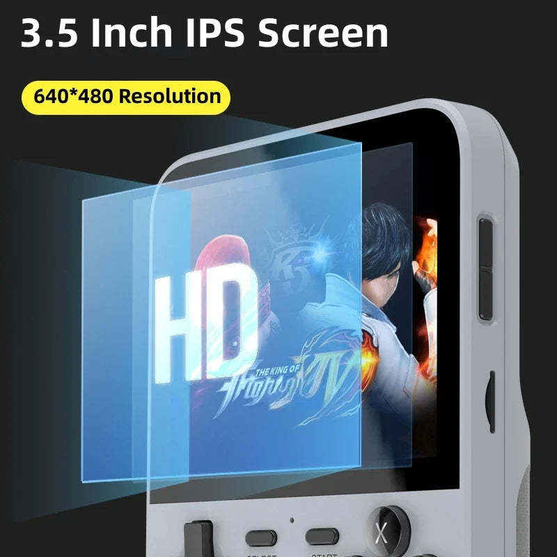 D007 Plus Handheld Game Console 3.5-Inch IPS Dual Joystick