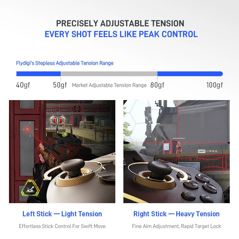 Flydigi Vader 5 Pro Wireless Game Controller FORCEFLEX Joysticks Top-Tier Ultra-Low Latency Gamepad For NS2/Android/iOS/PC