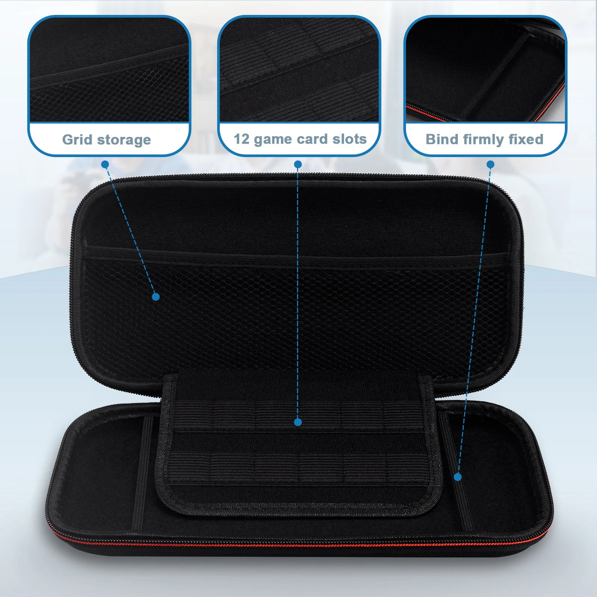Carrying Case Kit for Nintendo Switch 2 with Glass & Joy-Con Case