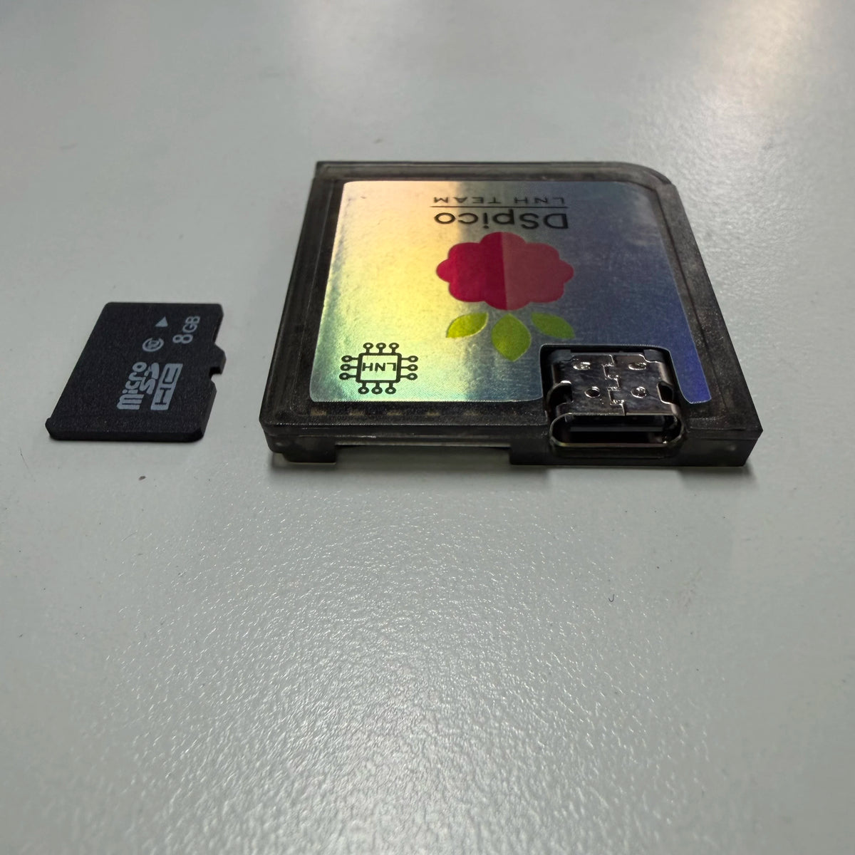 DSpico Flashcart USB-C Black Transparent Shell for DS/DSi/3DS/2DS