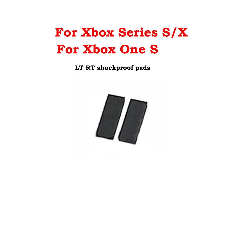 1Pair=2PC Shockproof pads for Xbox Series X/S Back Shell LT RT Rubber Pads for Xbox One Slim Elite 2 Gamepad Shock Absorbers Pad