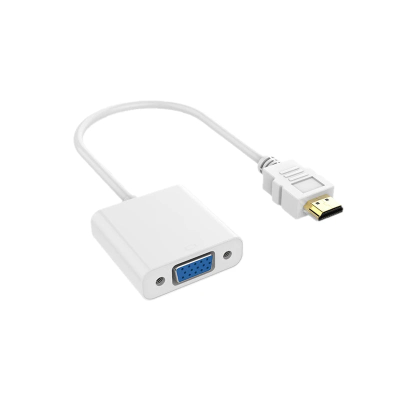 HDTV to VGA Adapter, HD Scaler Video Cable for PC Laptop 0.25m