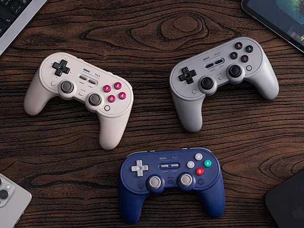8BitDo Pro 3 Bluetooth Controller for Switch 1/2, TMR Sticks