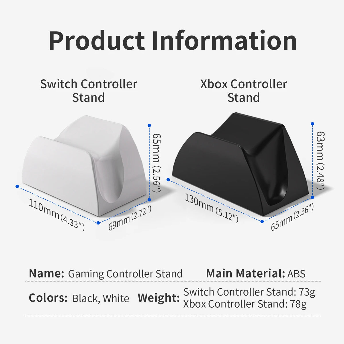 Desk Stand for Nintendo Switch Pro & Xbox One, ZY360/ZY361