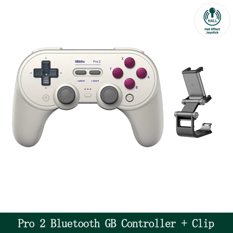 8BitDo Pro 2 Bluetooth Gamepad with Hall for Switch, PC, Android