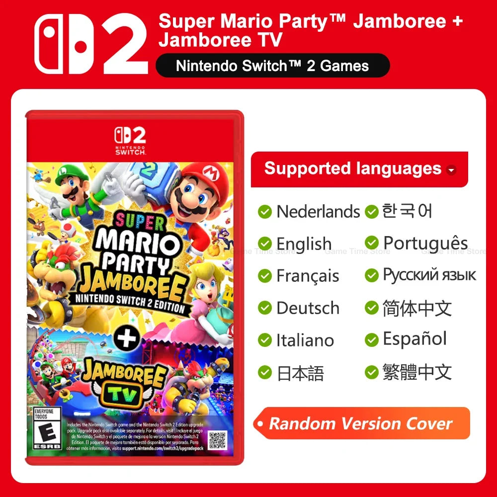 Nintendo Switch 2 Super Mario Party Jamboree+Jamboree TV Juegos Games Deals 100% Official Physical Game Card Multiplayer Game