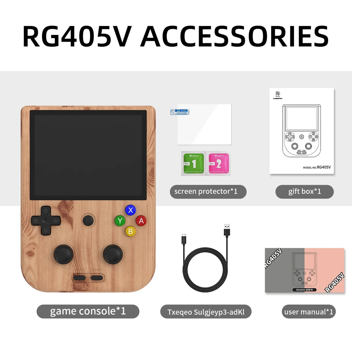ANBERNIC RG405V Handheld Console 4-Inch IPS Android 12 T618