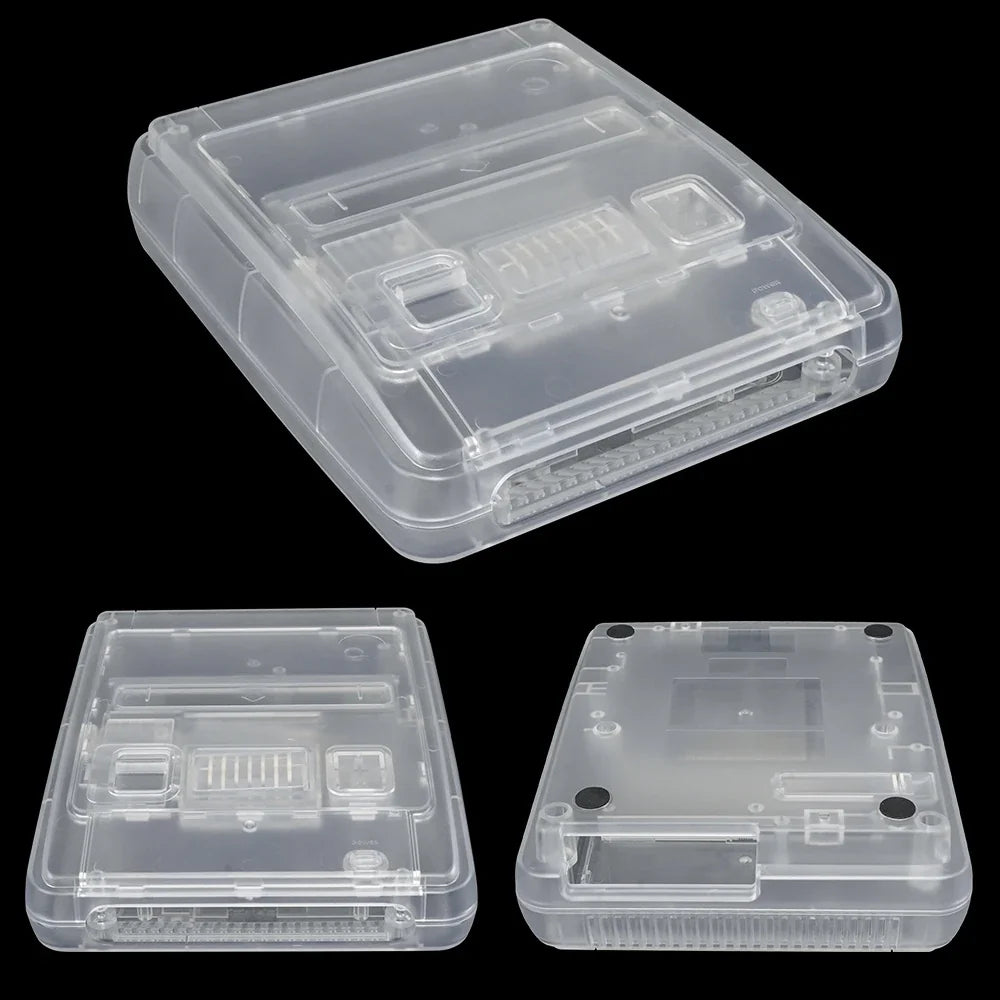 SNES SFC Transparent Replacement Shell with Screwdriver Kit