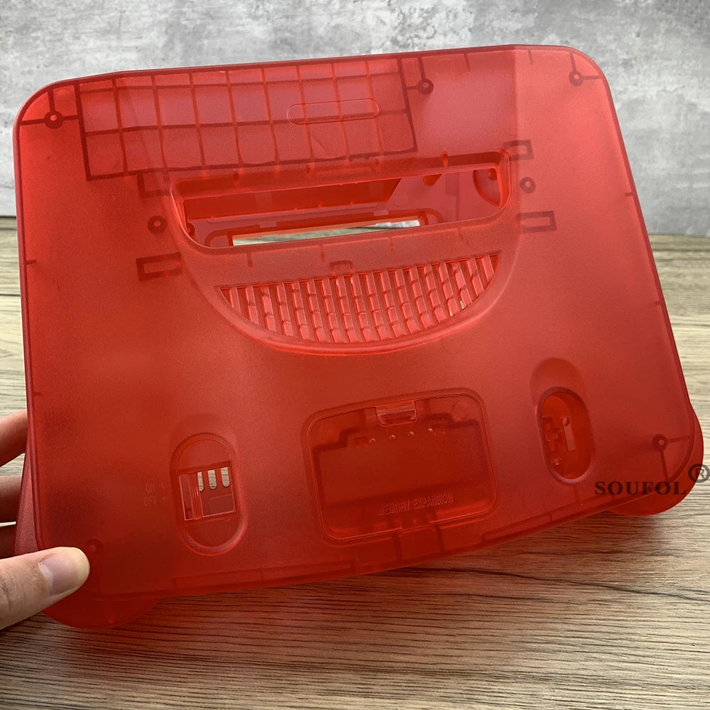 N64 Replacement Housing Shell for Nintendo 64, Transparent Case