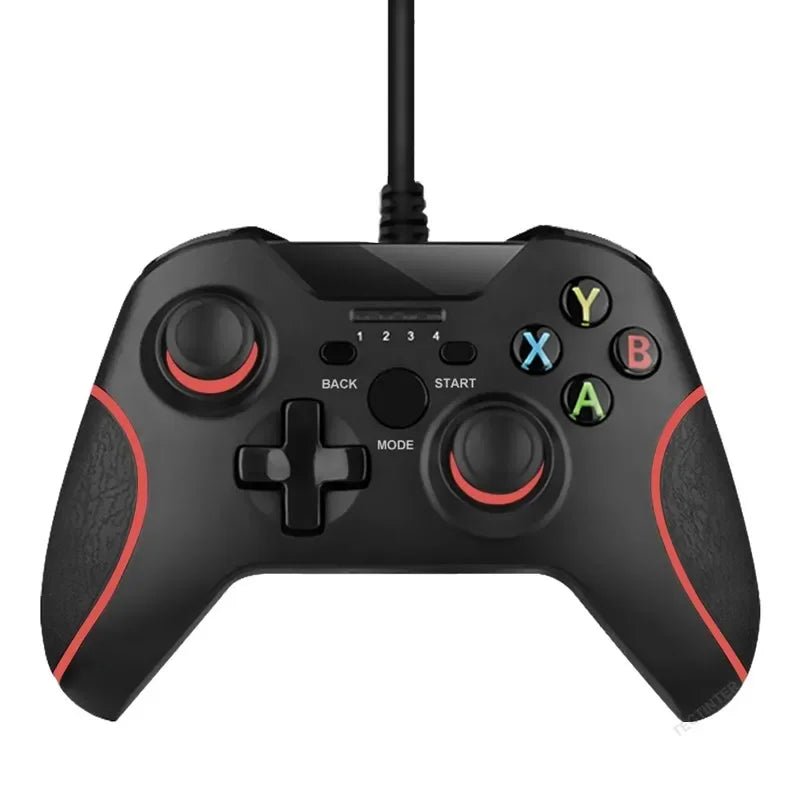 Wired USB Gamepad for PS3, PC & Android, Vibration, 1.8M Cable