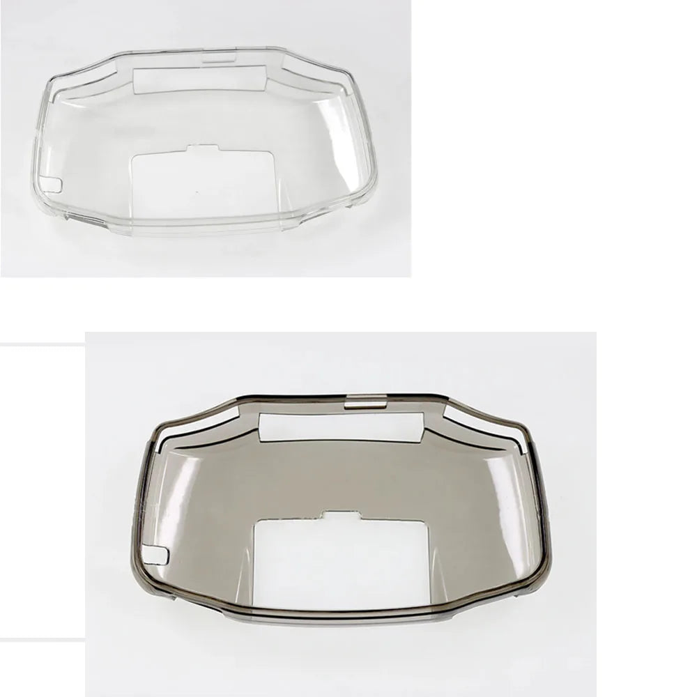 GBA TPU Transparent Protective Case, Grey & White Cover