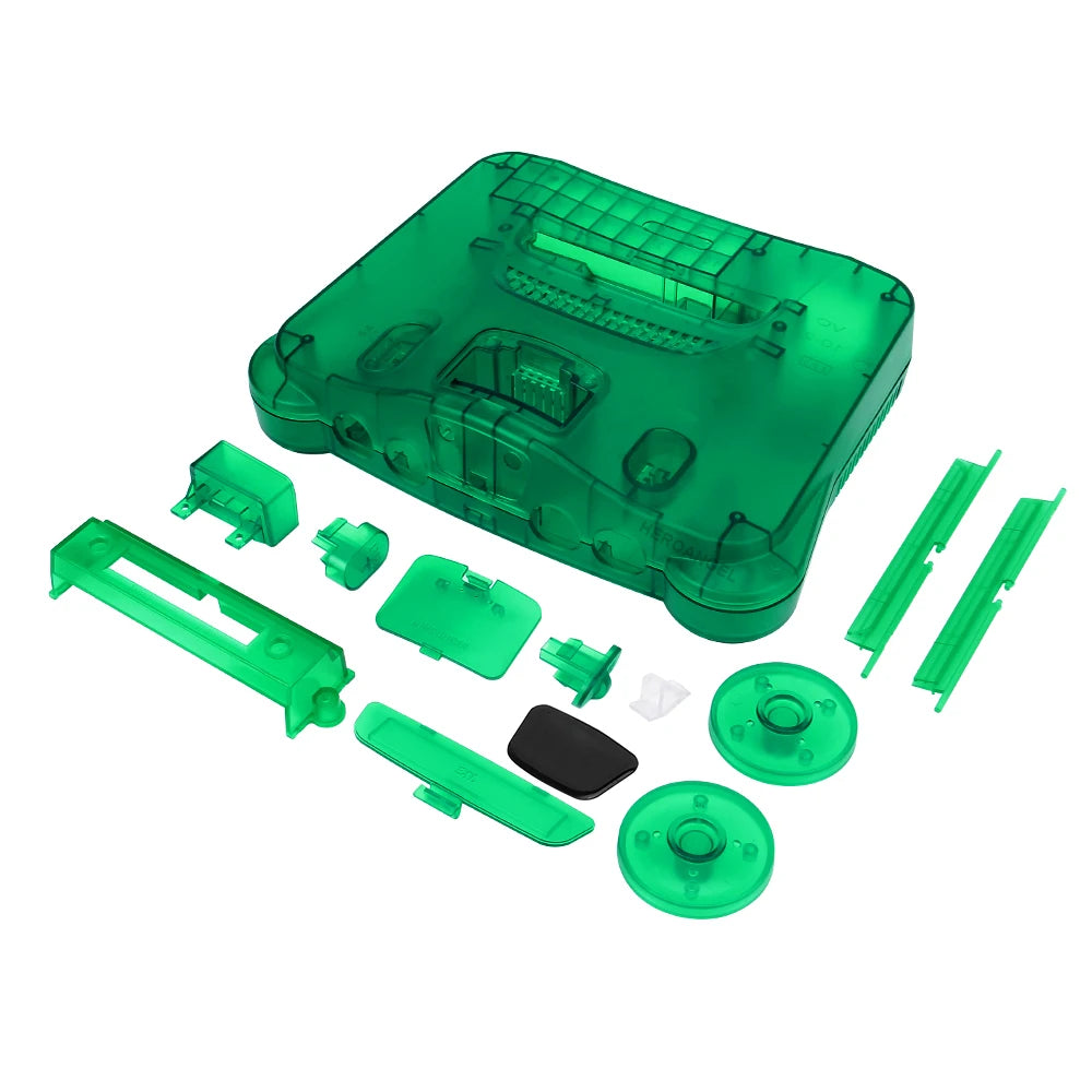 N64 Replacement Housing Shell for Nintendo 64, Transparent Case