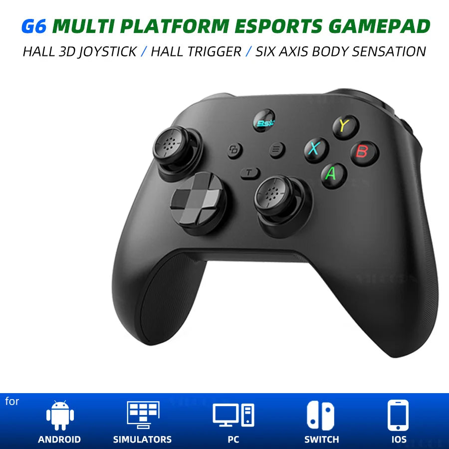 VILCORN G6 Wireless Hall Controller for Phone, PC and Switch